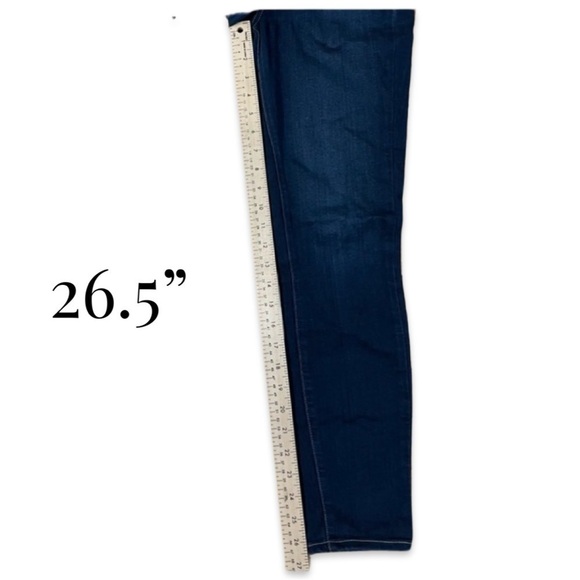 Paige Size 26  hoxton ankle jeans denim skinny dark wash - Picture 10 of 15